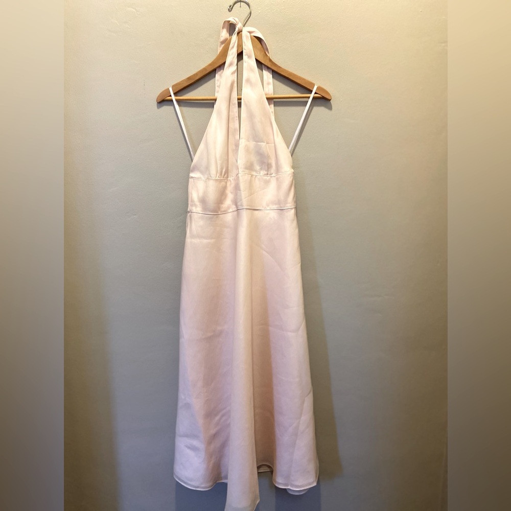 J. Crew NWOT 100% silk halter empire waist dress 10